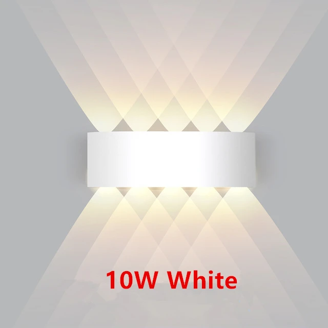 IP65 LED Wandleuchte AC86-265V/DC12V-24V Im Freien Wasserdichte Gartenbeleuchtung Aluminium Innen Schlafzimmer Wohnzimmer Treppen Wandleuchte