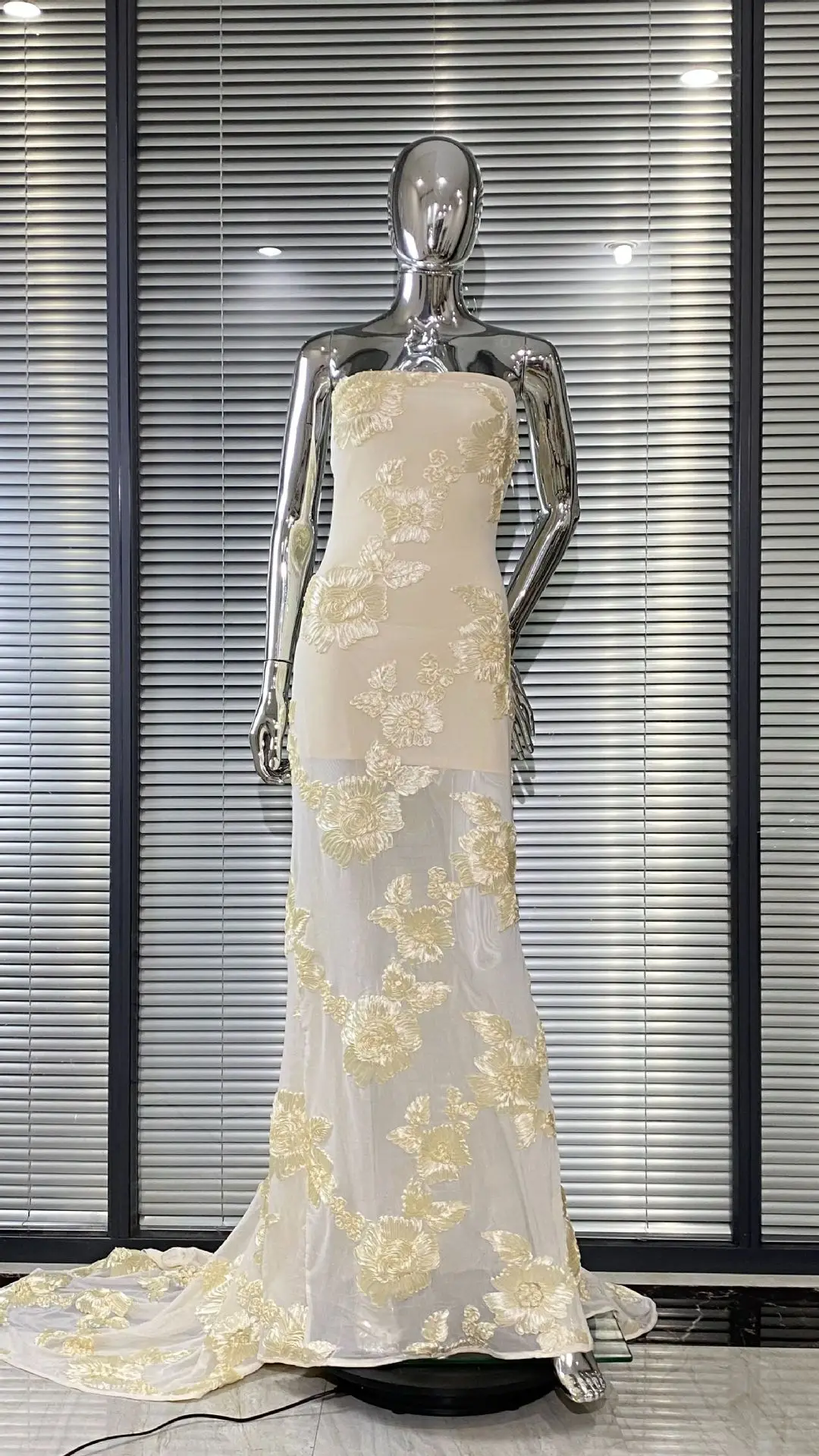 Robe de soirée sans bretelles pour femmes, tenue de luxe, moulante, Jacquard, Maxi, tenues de Club de célébrités, nouvelle collection été 2025