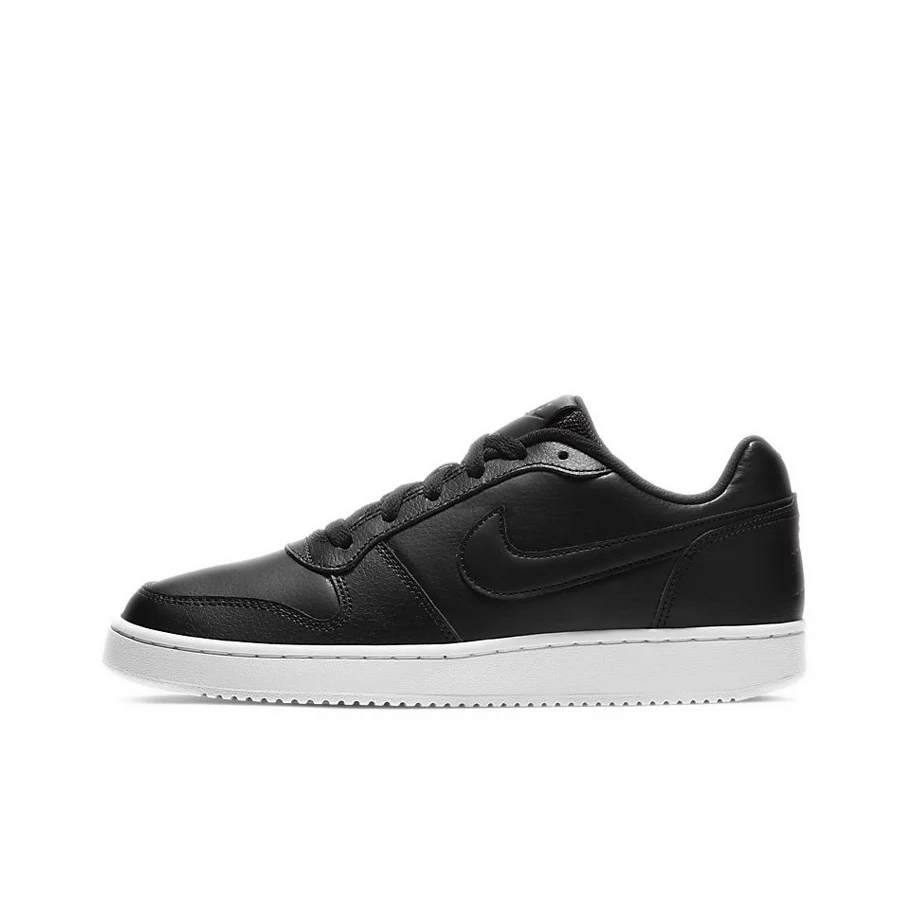 Nike EBERNON Low Black Vintage Low top Skateboard Shoes Women's Black White AQ1779-001