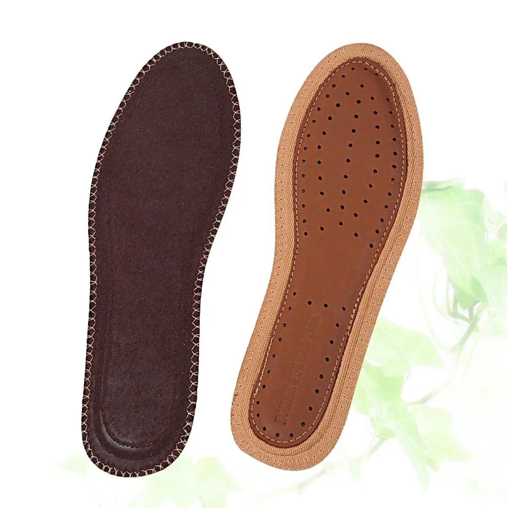 

1 Pair Bamboo Charcoal Insoles Ergonomic Arch Support Shock Absorbing Damping Shoe Pads Sweat Absorption Breathable Foot