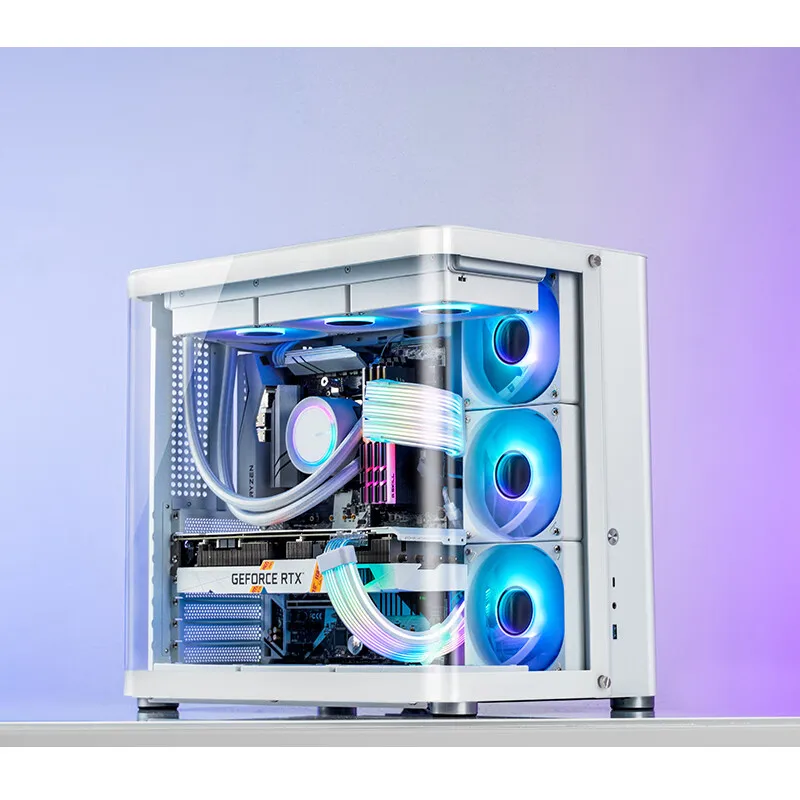 Jonsbo SL-120 ケースファン 120 ミリメートル 5V 3Pin ARGB ライト効果 PWM 600-1500RPM 冷却ファン 12 センチメートル高風量 Slient ファン