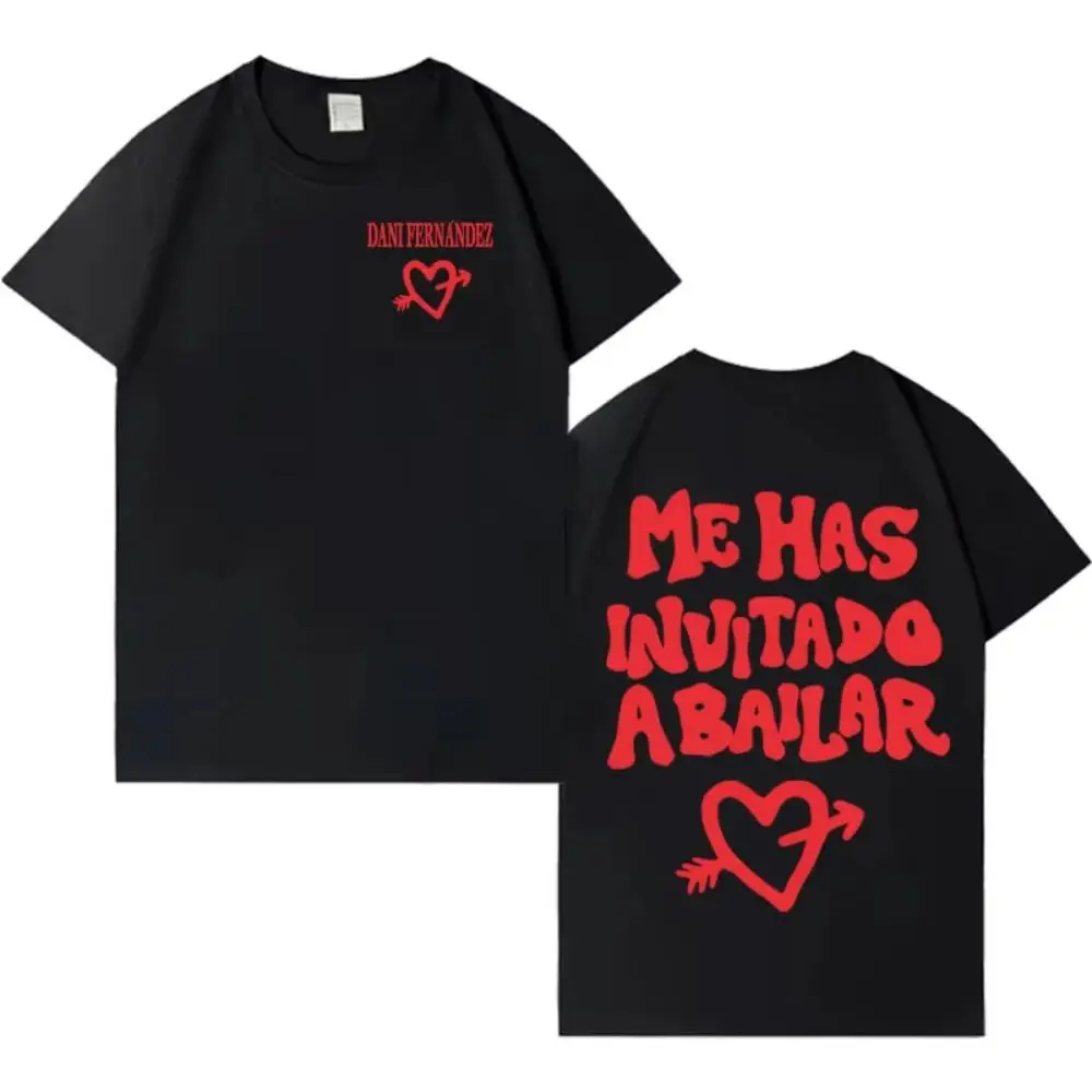 Y2K Hip-Hop Streetwear Rapper Dani Fernandez Mode-Print T-Shirts Sommer Lässige Y2K Pop Oversized T-Shirts Lockere Kleidung