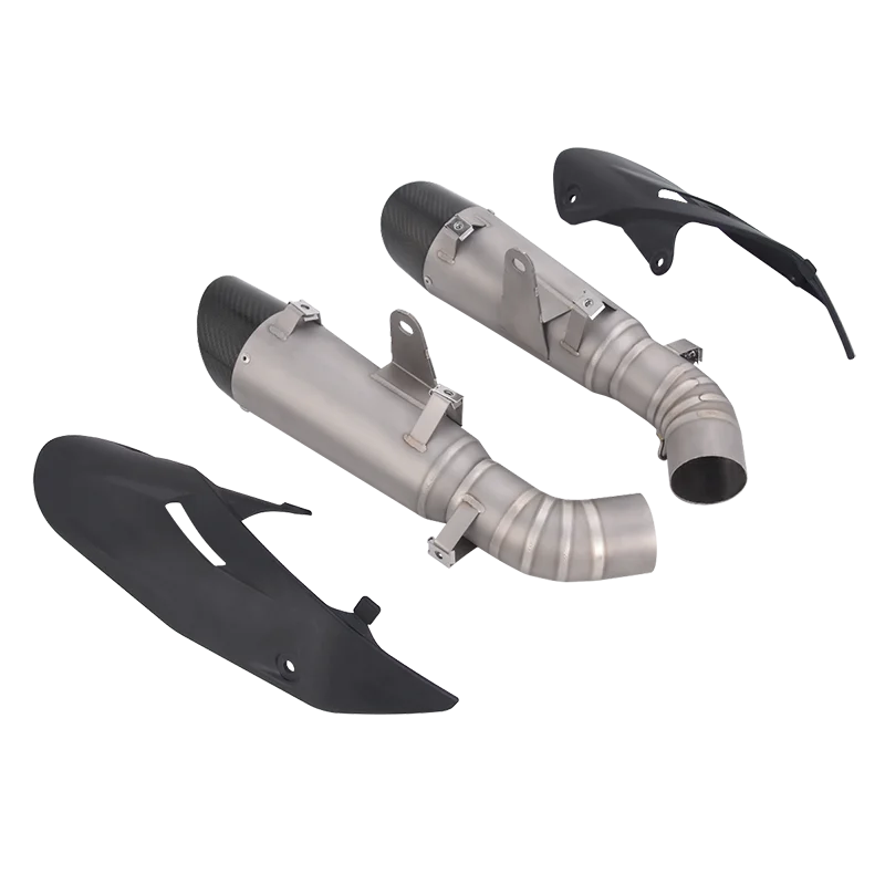Slip On For Ducati Hypermotard 698 Mono RVE 2024 - 2027 Full Motorcycle Exhaust Escape System Middle Link Pipe Moto Muffler