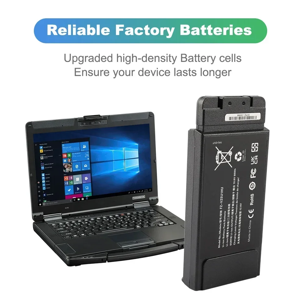 ETEBAY FZ-VZSU1HU Laptop Battery For Panasonic Toughbook FZ-55 MK1 MK2 FZ-55A FZ-55B FZ-55C