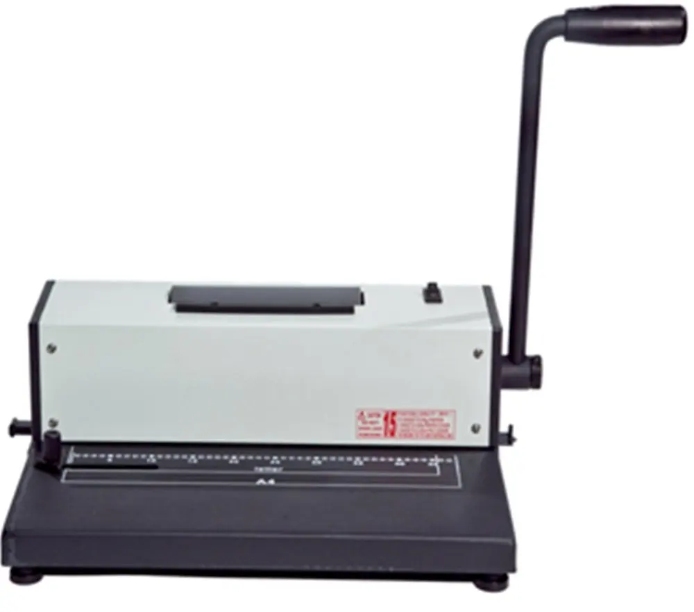 Coil Punch Bind Machine 41 Pitch 15 Sheets 20lb Paper A4 Size Punching Capacity 45 mm Binding Capacity 46 Hole Punch Extension p