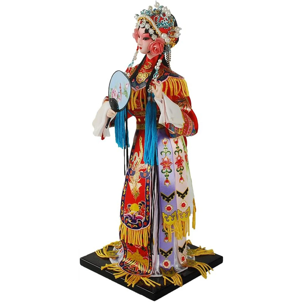 Chinese Traditional Handicraft Silk Figurine Collectible Chinese Doll Silk Doll (1801)