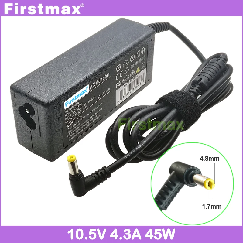 10.5V 4.3A 45W AC Charger for Sony Duo 11 13 SVD1122S8C SVD13219CJB Pro 11 13 VGP-AC10V7 VGP-AC10V8 PA-1450-06SP Power Supply
