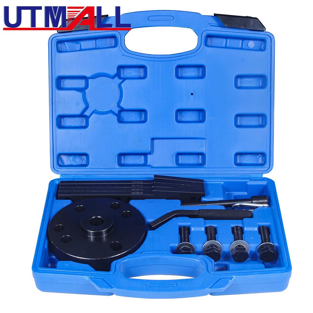 

3163021 Camshaft Timing Tool Kit+3163530 Engine Brake Adjustment Tool 7MM for Cummins ISX X15 Engine 4/6/7 Degree Wedge Cam Gear