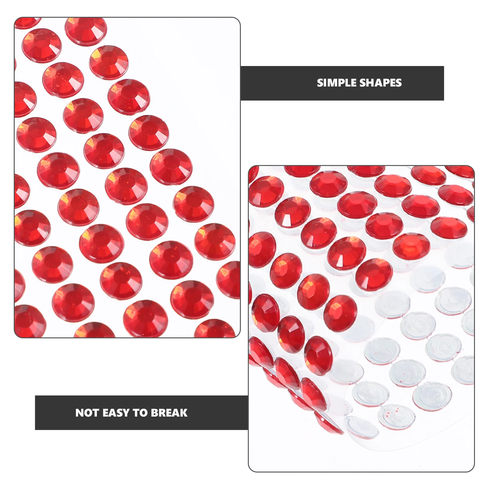 6 قطعة ملصق حفر المياه أكريليك أحجار كريمة ذاتية اللصق للحرف اليدوية مسمار الفن لزجة الراين Diy بها بنفسك الديكور التخزين المنزلي #3