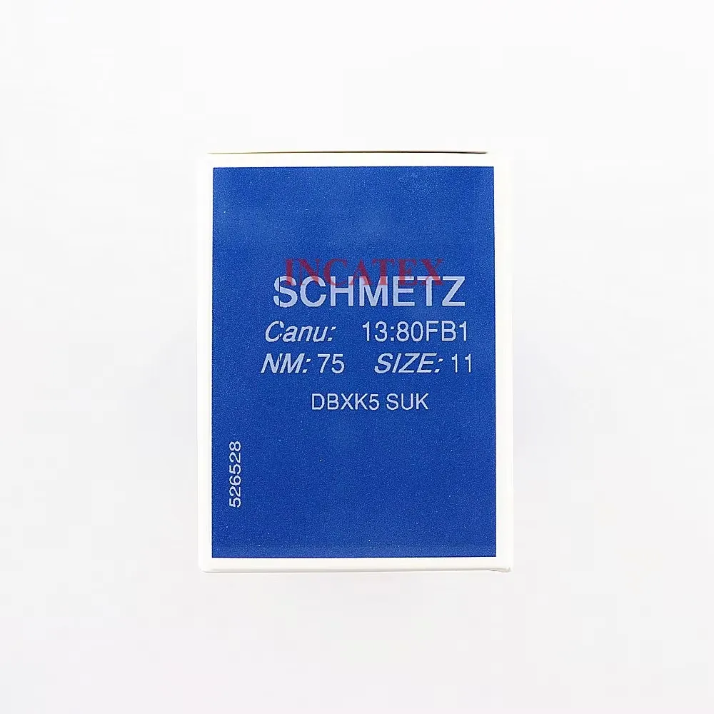 

500 шт. оригинальные иглы для вышивания Schmetz DBXK5 SUK Nm 65/9 70/10 75/11 80/12 для Tajima Barudan SWF, китайская вышивальная машина