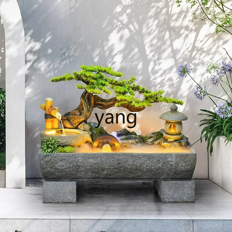 LTTM outdoor courtyard fish pond decoration Chinese-style running water fountain ornament indoor entrance balcony landscaping