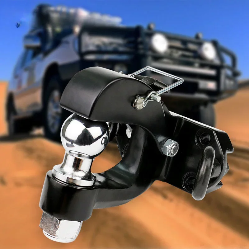 

Trailer Hitch Ball Mount With Hook Towing For Vehicle Recovery Off-Road Anti-collision And Anti-Rear-End Off-Road Accessories