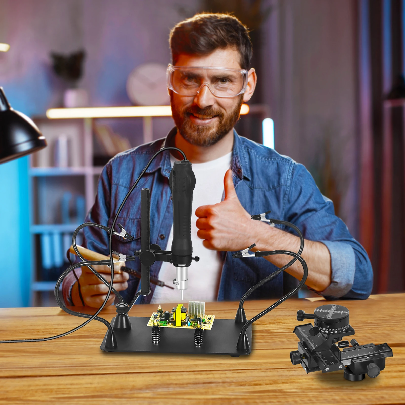 Newacalox magnetischer flexibler Arm Leiterplatte fester Clip Löten dritte Hand Schweiß station Löt halter Reparatur werkzeuge