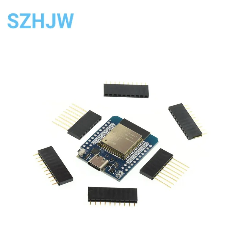 Wemos D1 MINI ESP8266 ESP32 ESP-32S WIFI Bluetooth-compatible CP2104 CH9102 Développement Conseil Tech Pour Ardu37Avec Broches