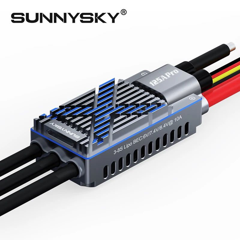 SUNNYSKY X125A PRO SBEC Speed Controller 3-8S X125A ESC For RC 70-90E 3D P3A Fixed-Wing Aircraft/420-550 Series Helicopter/Drone $507.87$534.6 -5%4 sold4 × $126.97 with no interestSee previewSimilar items