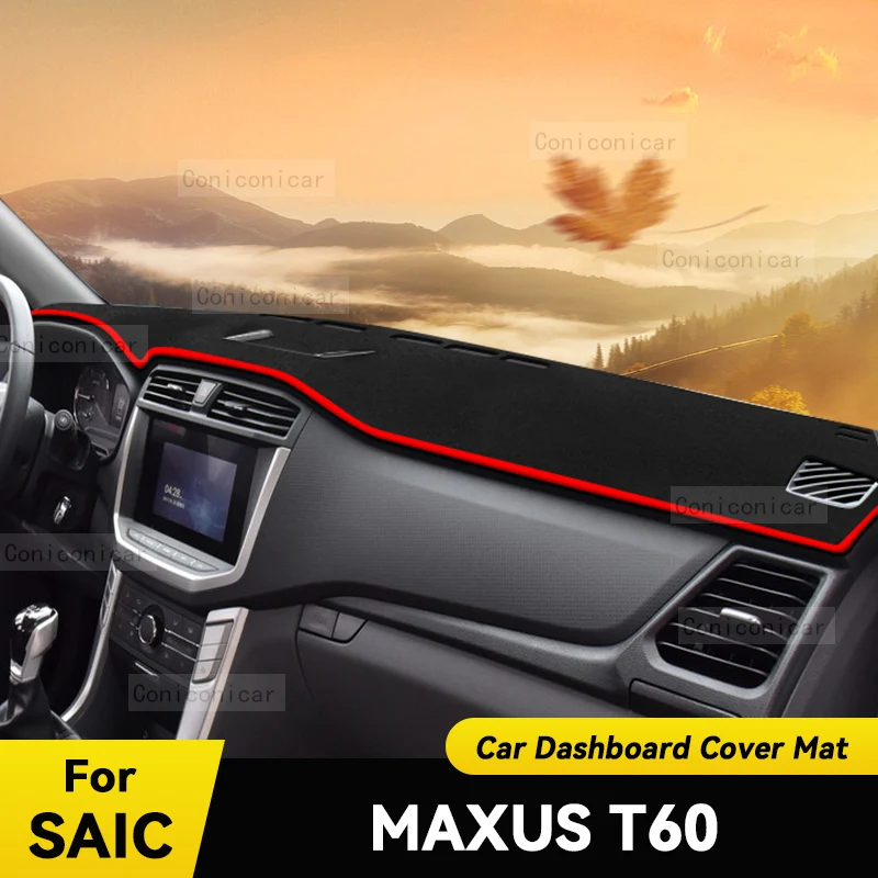 Dashboard Cover Mat Protective Pad  For SAIC MAXUS T60 Car Accessories Dash Board Sunshade Carpet Anti-UV Protector Dashmat