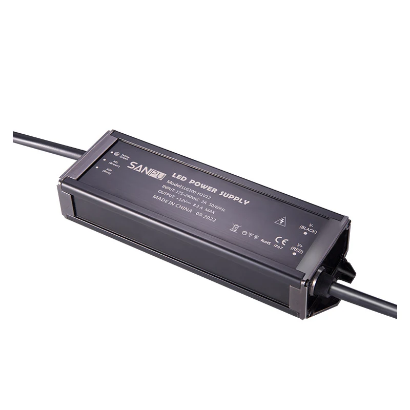Ultra-Thin IP67 Waterproof Power Supply LED Outdoor Lighting Transformer AC175-240V To DC 12V-24V 60W-400W Led Strip Box Driver