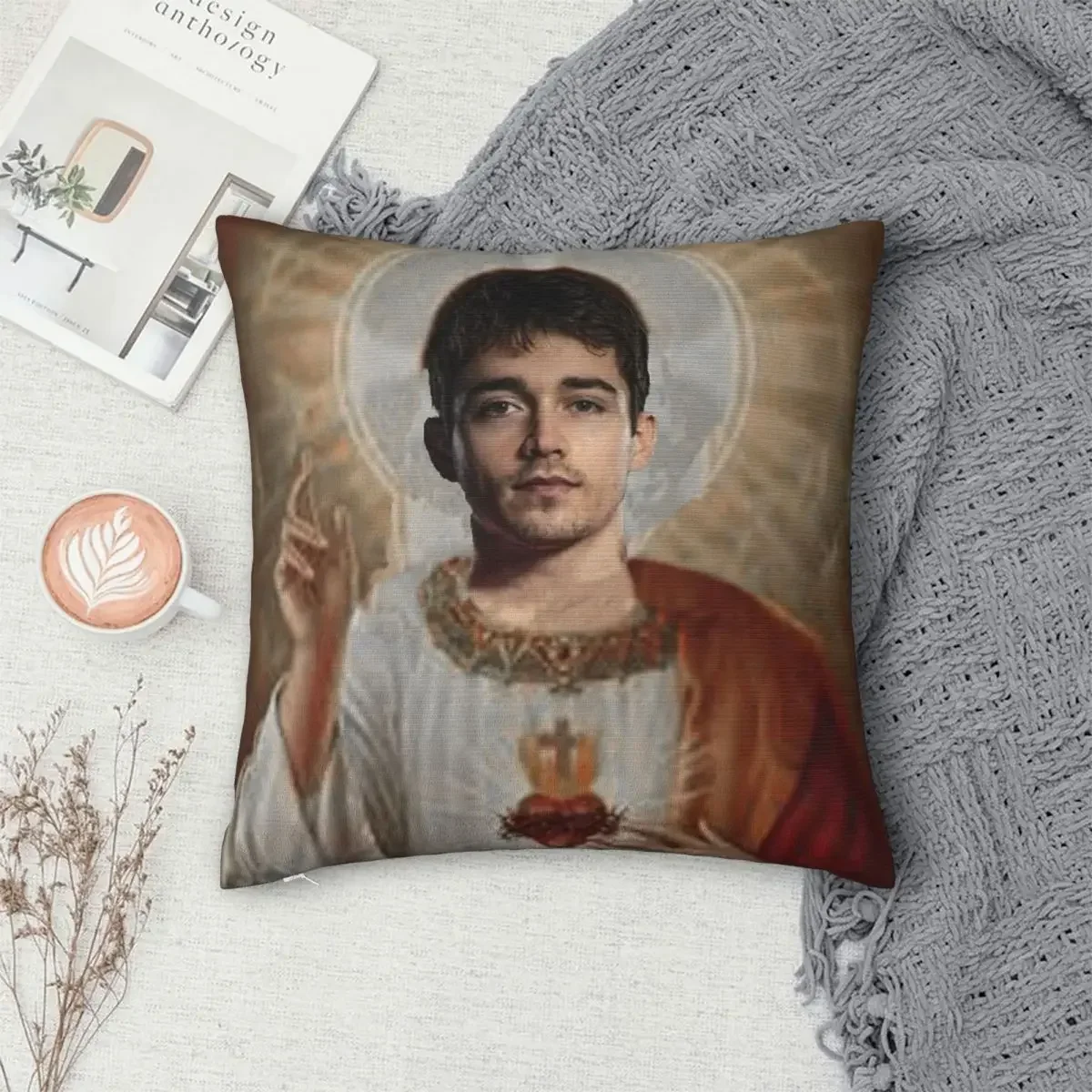 

San Charles Leclerc Pillowcase Polyester Pillows Cover Cushion Comfort Throw Pillow Sofa Decorative Cushions Used for Bedroom