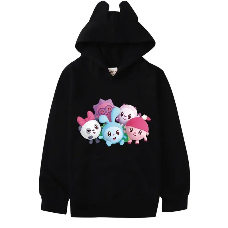 Babyriki Kids Hoodie Sweatshirt Toddler Boys Girs Spring Autumn Hooded Cartoon Printed Long Sleeve Shirt Clothes Christmas Gift
