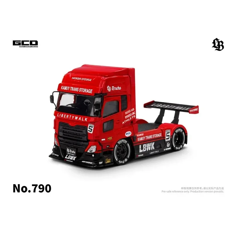 GCD 1:64 Scale LBWK Tow Truck Alloy Car Model Collection Display Toy Gifts Souvenirs - view 4