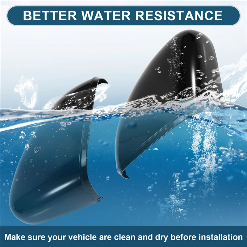 

QB-автомобильное зеркало заднего вида, корпус дверного зеркала для Ford Fiesta 2018-2024, боковая крышка зеркала заднего вида