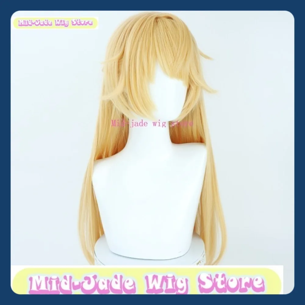 Mid-Jade Perücke Store Genshin Impact Fischl Cosplay Perücke Anime Spiel Rollenspiele Halloween Party Kostüm Requisiten Kunsthaar