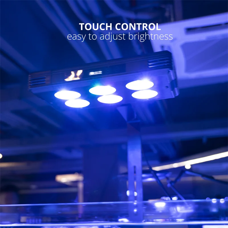 High Power 72W Simulating Natural Light Touch Fully Intelligent LED Adjustable Marine Coral Reef Aquarium Lights