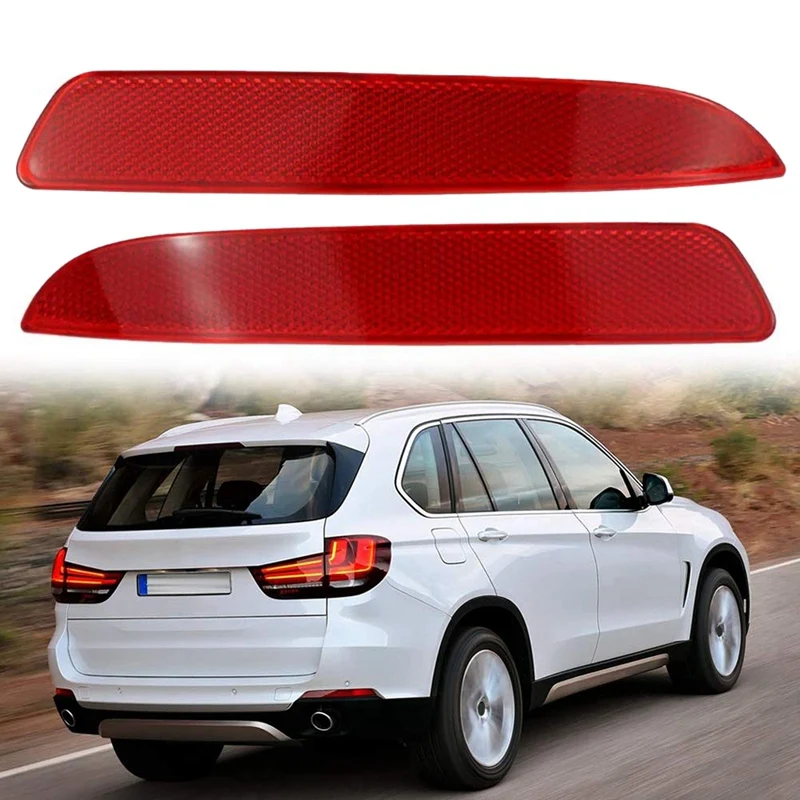 Car Rear Bumper Light Reflector Light Warning Tail Light for BMW X5 E70 2007 2008 2009 63217158949 63217158950