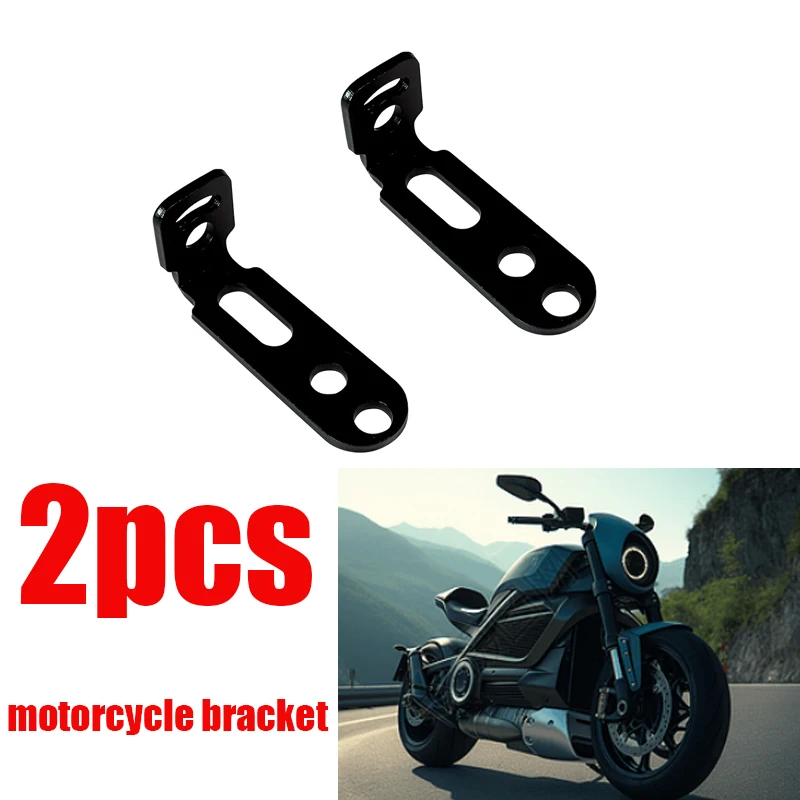 

2pcs Motorcycles L-Shaped Bracket For Electric Bikes Universal Modification Mudguards Black L-Shaped Bracket For Motorcycle