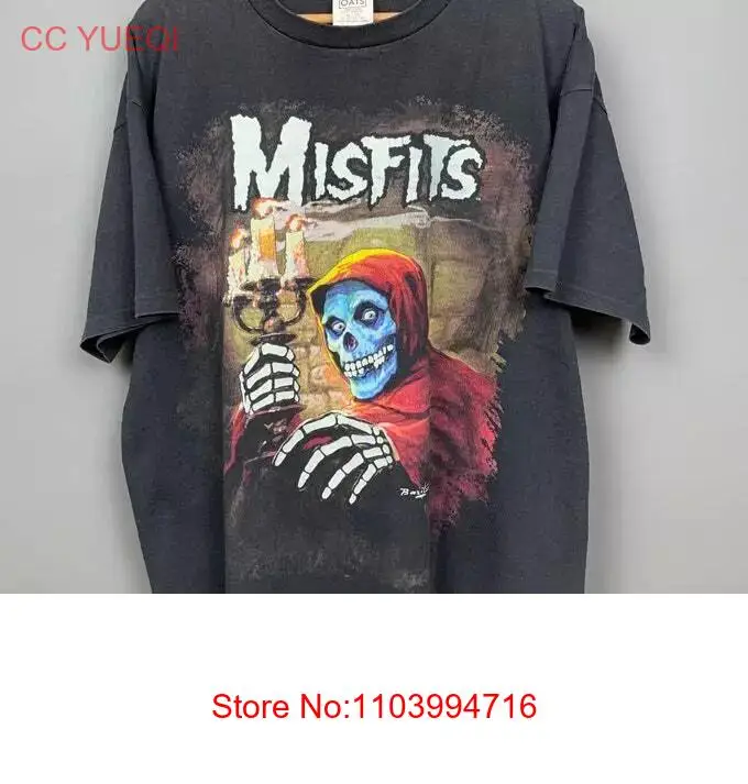 1997 Misfits Black Short Sleeve Cotton Unisex T-shirt