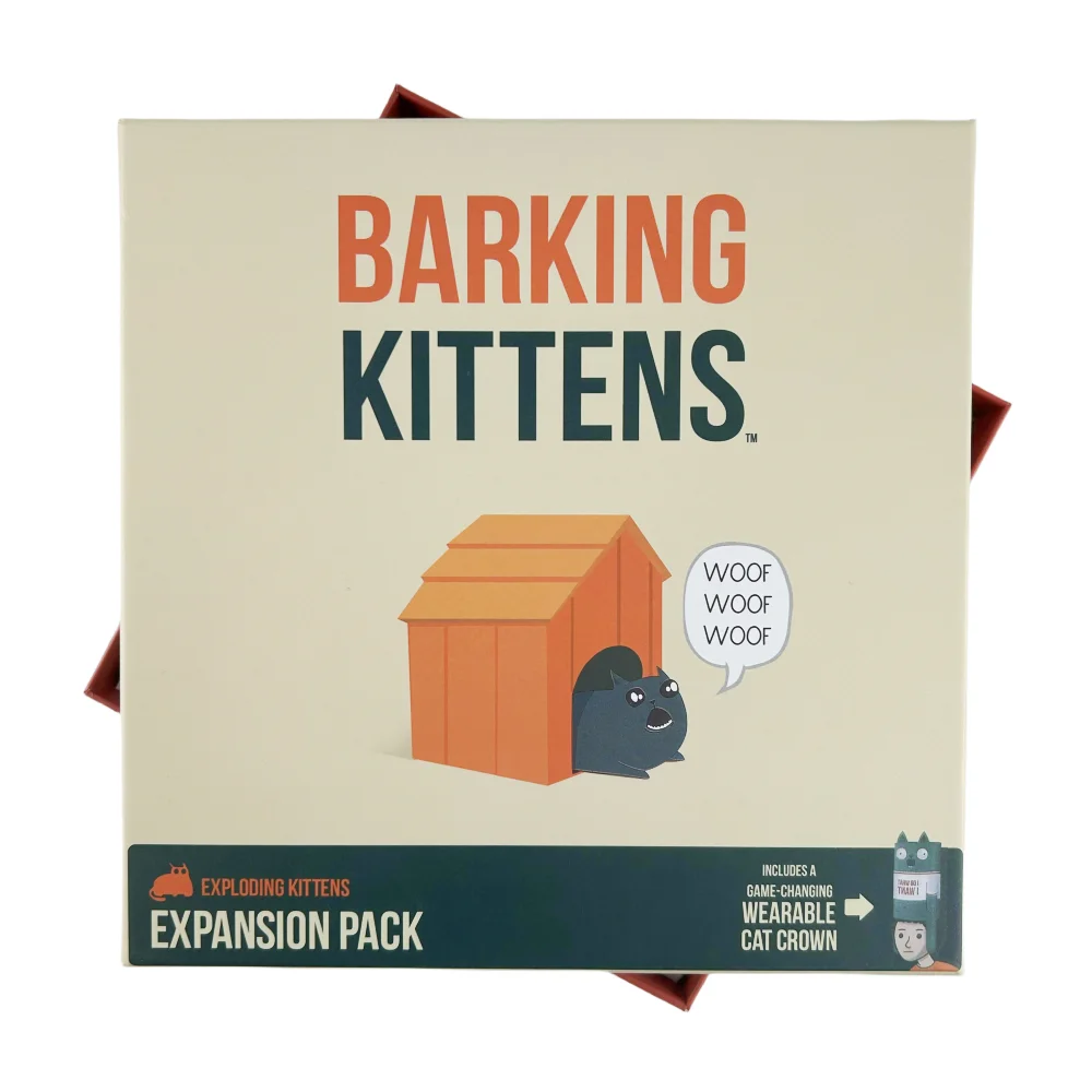 Barking Explosive Kitten set for family gatherings, board games, fun adult and children\'s toy card games, suitable as gifts