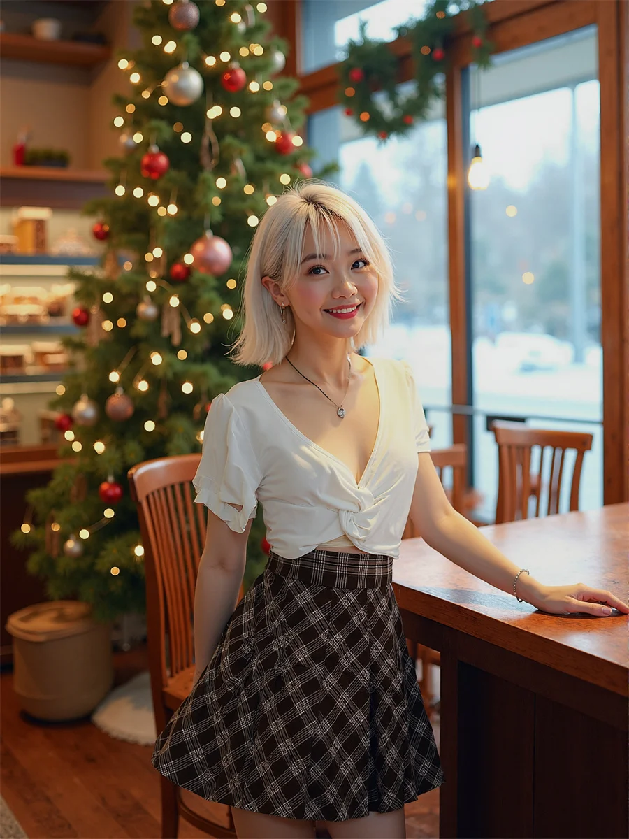 Plaid Empire Preppy Style Skirts For Woman Office Women Clothes Summer Linen Straight-Cut Travel Natural Adult Lightweight Girls