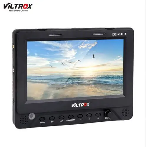 Viltrox DC-70EX 4K 7inch HD Clip-on SDI/AV Input Output Camera Video LCD Monitor Display for Canon Nikon  Olympus DSL