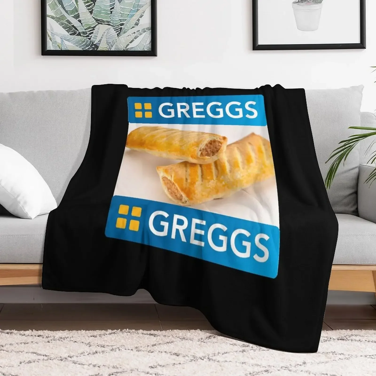 GREGGS Pasty Classic Throw Blanket For Sofa Thin Decorative Throw Moving Thermal Blankets