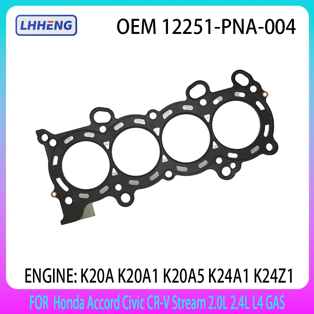 

Cylinder Head Gasket for Honda Accord Civic CR-V Stream 2.0L 2.4L L4 GAS Ø87mm K20A K20A1 K20A5 K24A1 K24Z1 OEM 12251-PNA-004