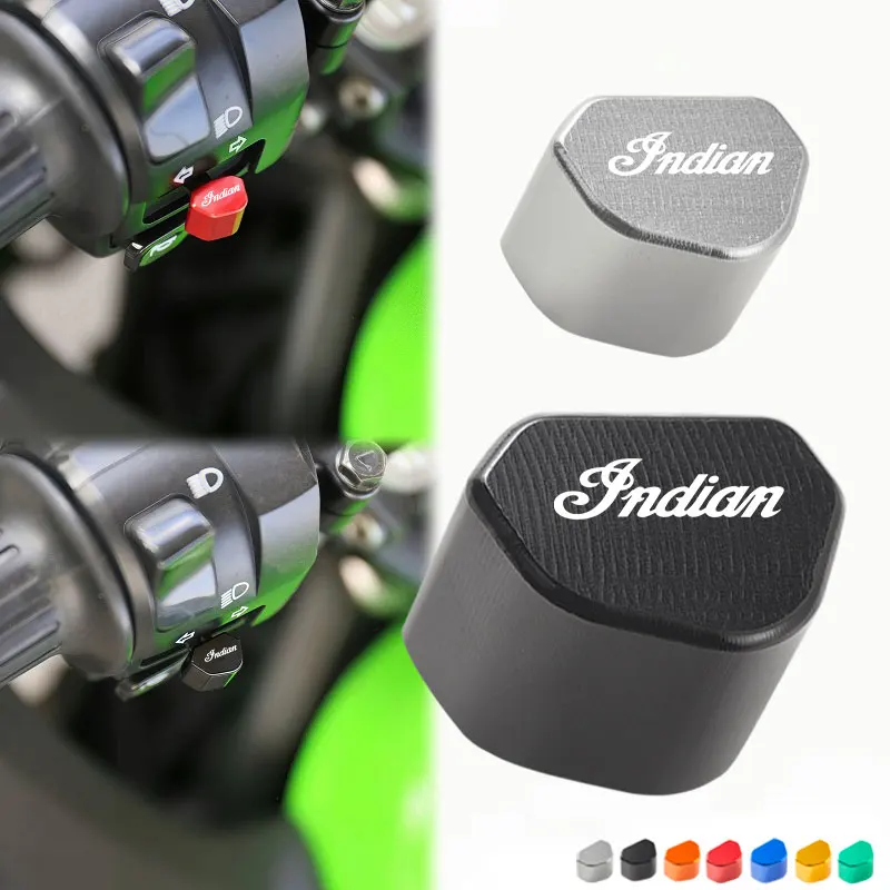 Motorrad Blinker Schalter Tastenkappe für Indian Scout / Sixty Bobber Chief Vintage Springfield Challenger Roadmonster FTR