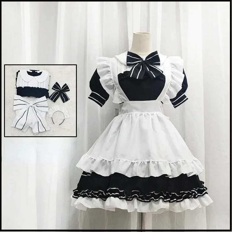 

Halloween Little Devil Maid Outfits Peasant Blouse for Cute Girl 2025 NEW Japanese Kawaii Lolita Maid Costumes Anime Cosplay