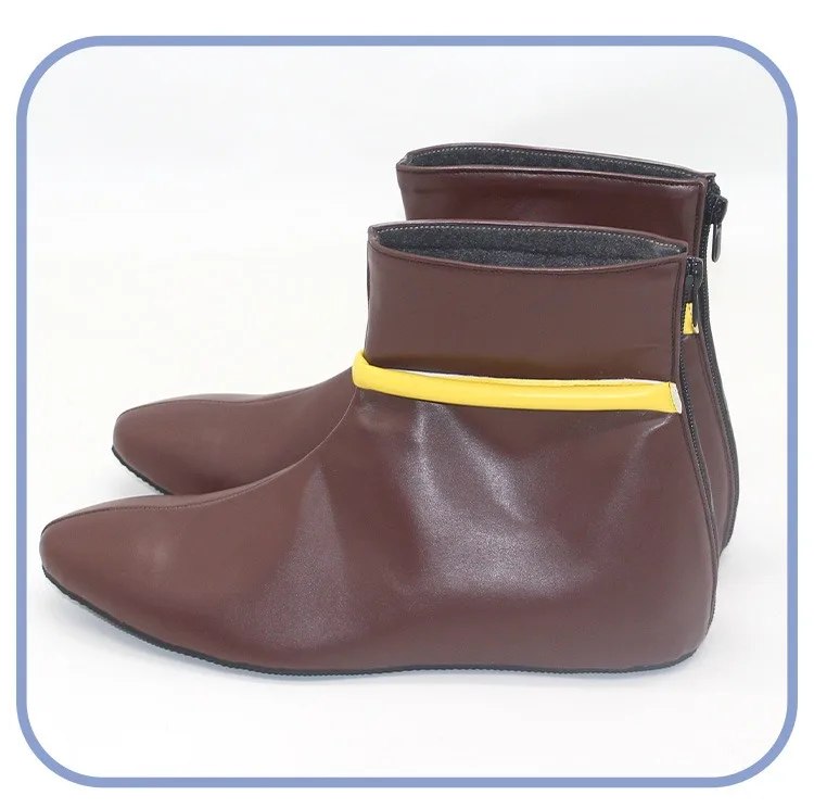 أحذية تشامبا التأثيرية ملحقات الألعاب شانبا كوسبلاي الدعائم PU أحذية من الجلد أحذية حفلات الهالوين مصنوعة حسب الطلب