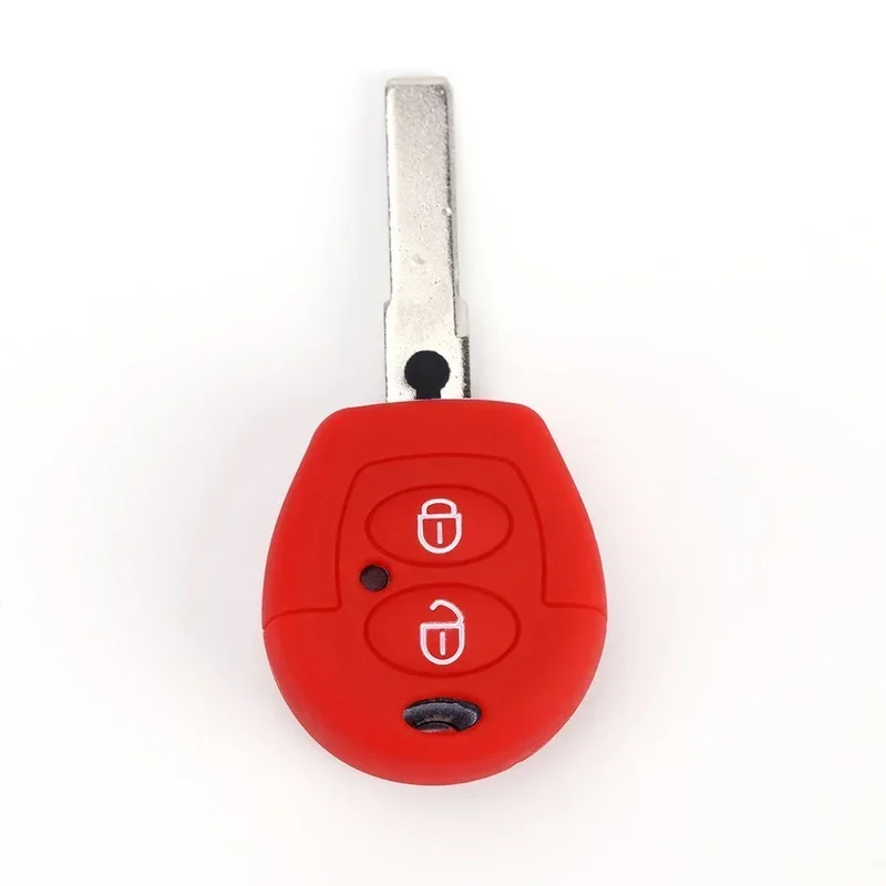 Hot Sale Silicone Key Case Cover  for Chery for Volkswagen 2 Buttons  Car Protect Key Fob Shell Modus Remote Key Cover