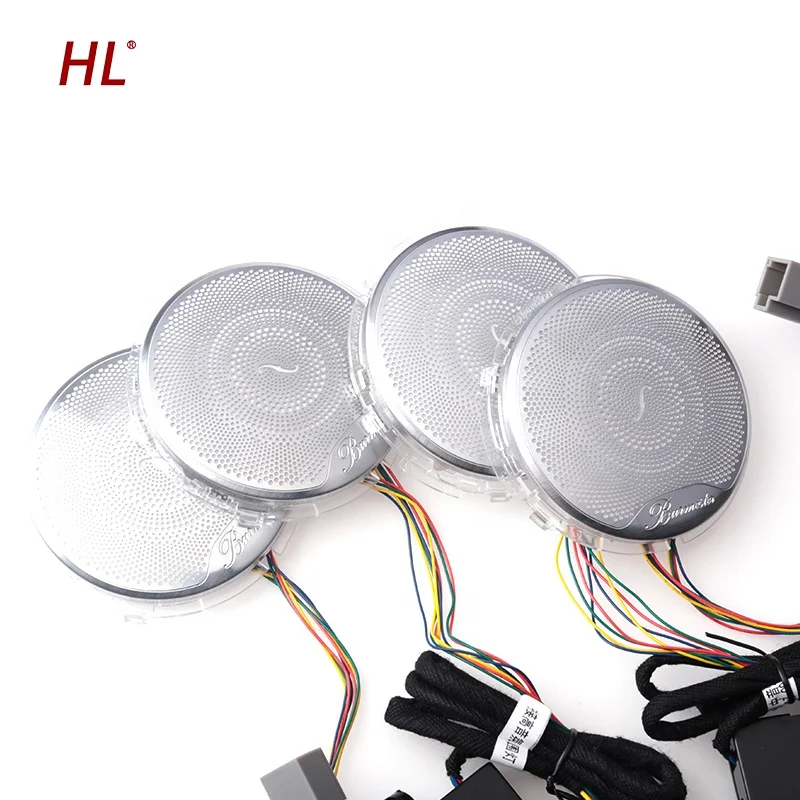 High Quality Car Speaker Midrange Cover Horn With 64 Colors Ambient Light Car Accessories For Mercedes Benz E-class W213