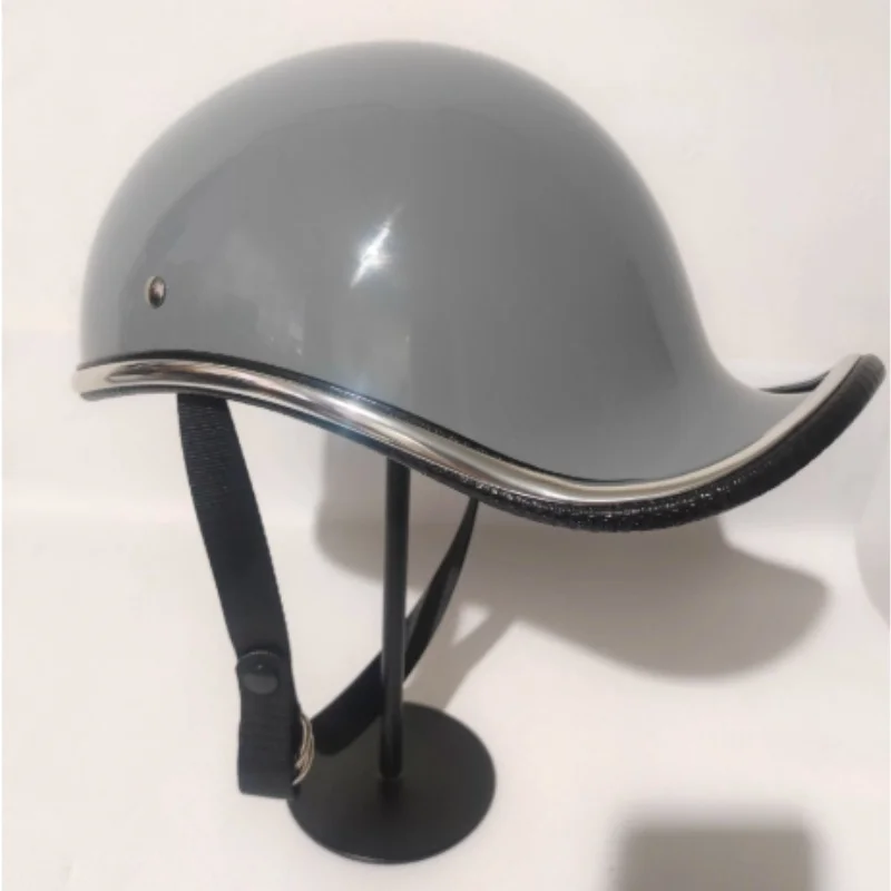 

High strength fiberglass ducktail shaped Half Helmet 1/2 Helmet,For Harley Davidson leisure cruise motorcycle protective helmet