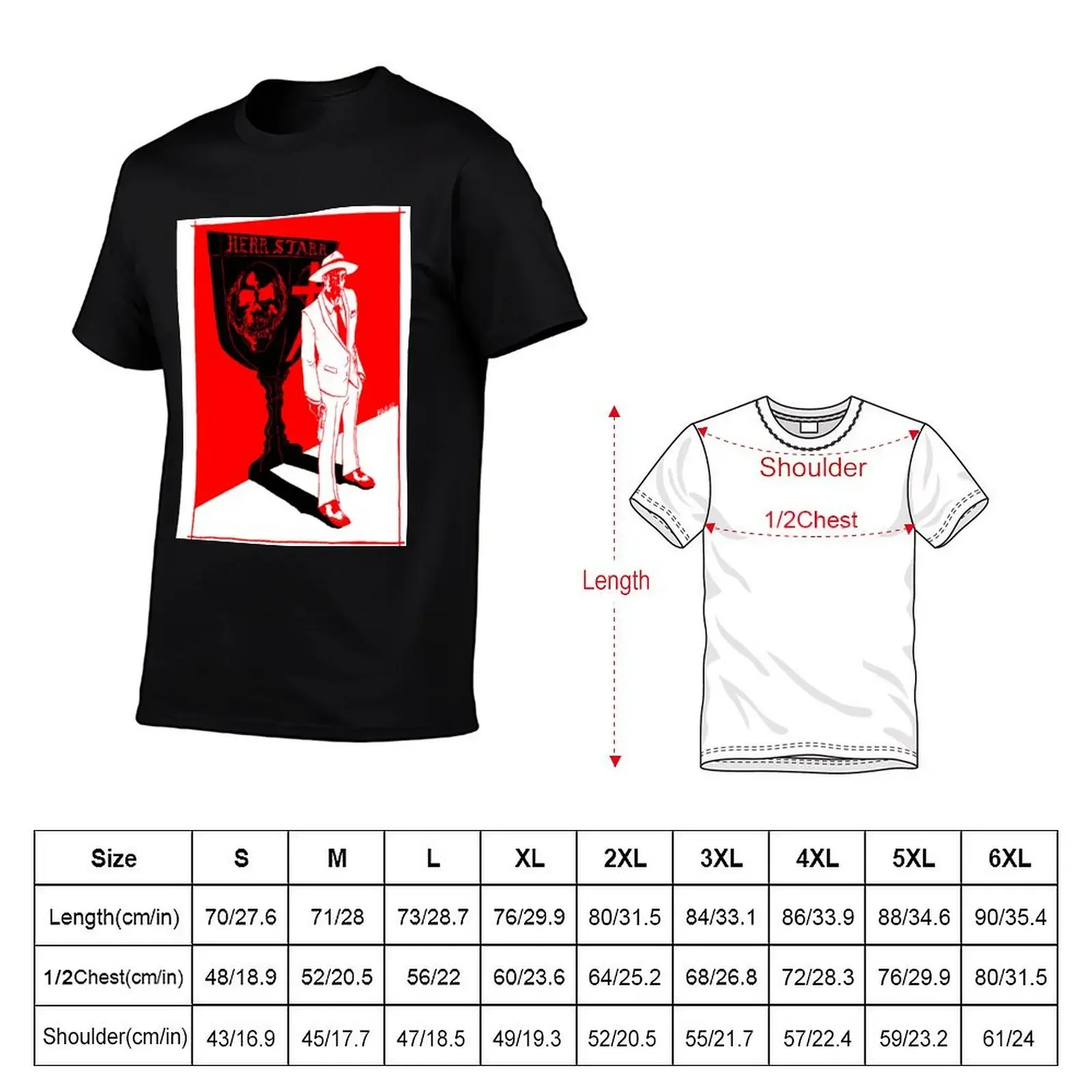 Preacher's Herr Starr T-Shirt Blouse korean fashion t shirts for men