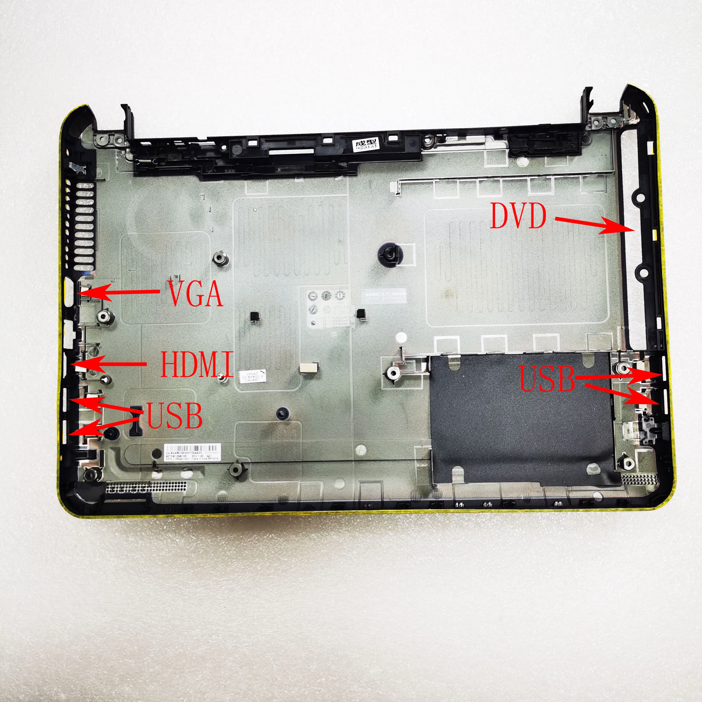 For HP 340 G3 348 G3 TPN-I124 back cover bezel cove  palmrest cover  US keyboard Touch Pad bottom new cover L35640-001