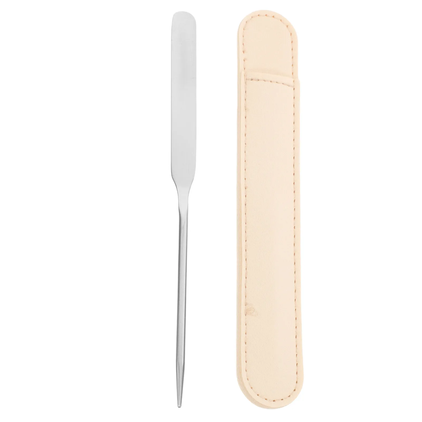 

Metal Spatula Stainless Steel Multifunctional Makeup Mixing Tool Foundation Stirrer Long Metal Rod Beauty Mixing