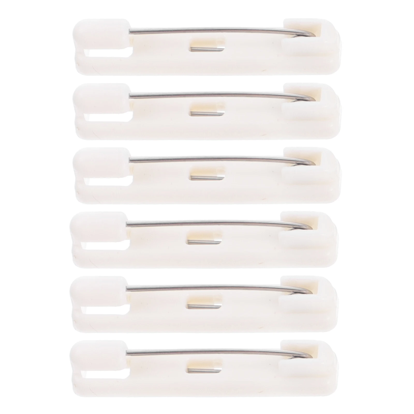 

300 pcs Bar Brooch Lapel Pin Clothes Brooch Durable Clothes Accessories Work Number Cards Name Tag Clasp Pin Badges For Office
