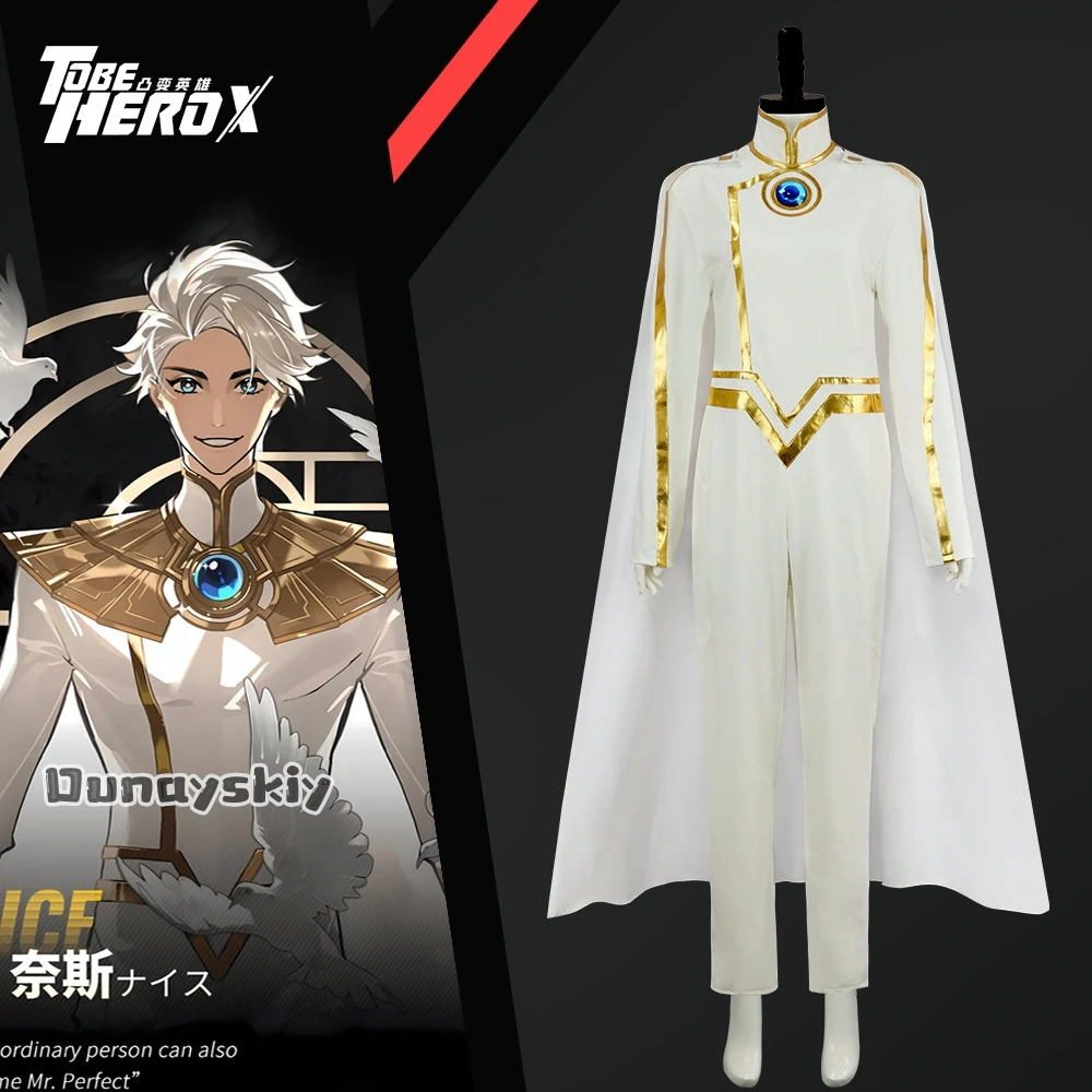 لطيفة تأثيري حلي أنيمي ليكون بطل X بذلة عباءة لين لينغ موحدة أنيمي لطيفة لعب الأدوار شعر مستعار الدعامة الدعاوى للجنسين الزي