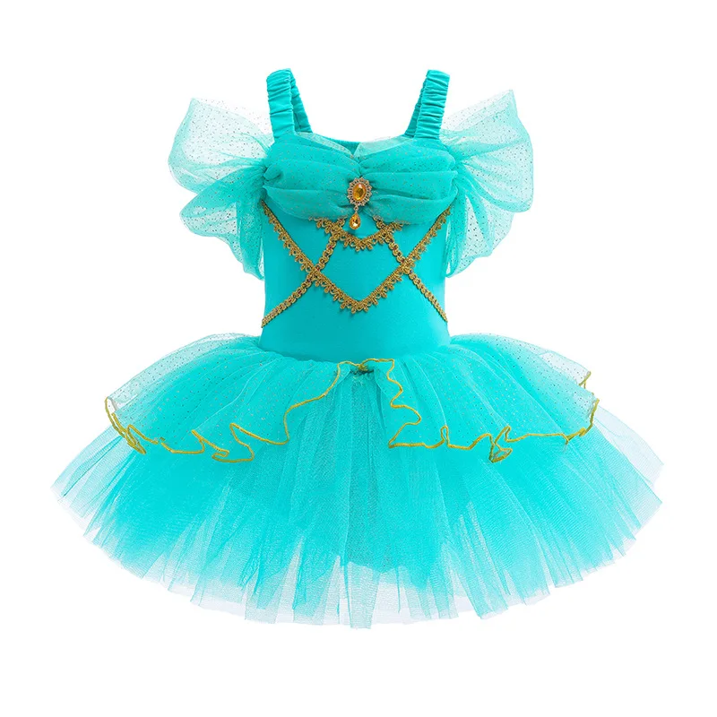 

Girl Ballet Practice Dress Party Ballerina Tutu And Leotard Tulle Costumes For Kids Children Dancing Performance Ballet Outfit