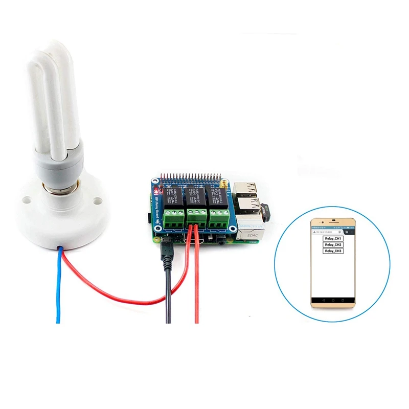 Waveshare 5V 3-kanaals Relaismodule Uitbreidingsbord Breakout Schild Hoedset Voor Rpi Raspberry Pi Nul 2 W Wh 2 W 3