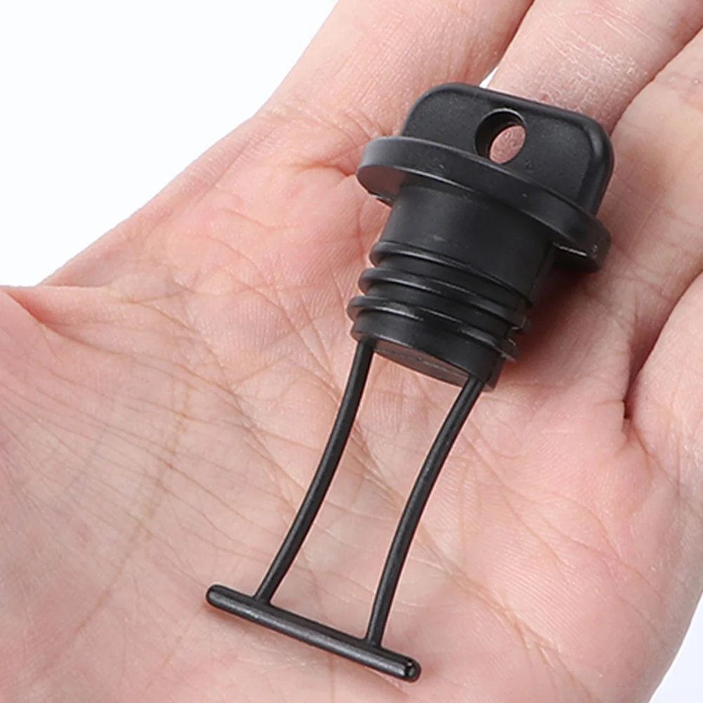 

6Pcs Kayak Drain Plugs Set Easy Installation Durable PVC Thread Stopper for Boat Canoe Drainage Drain Plug Replacement Parts