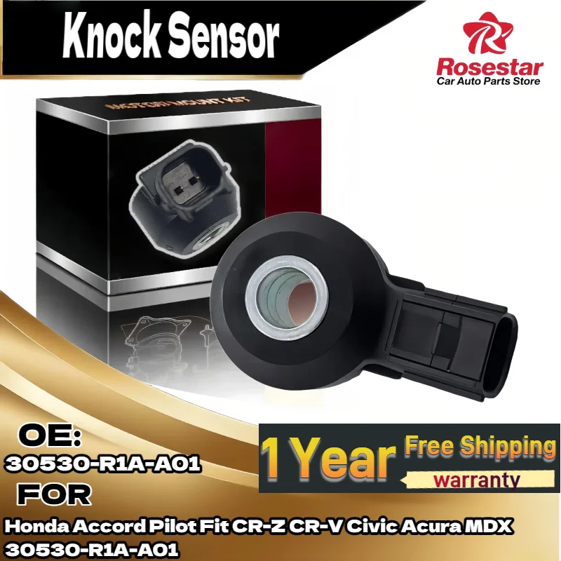

New Knock Sensor for Honda Accord Pilot Fit CR-Z CR-V Civic Acura MDX 30530-R1A-A01